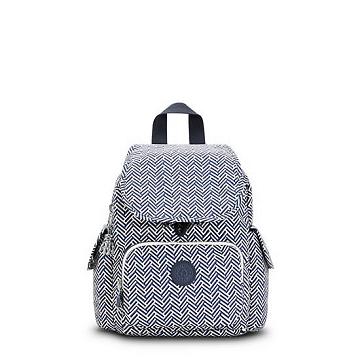 Kipling City Pack Mini Printed Backpacks Urban Chevron | AU 1494SG